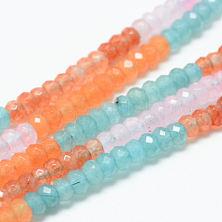 Natural White Jade Bead Strands&nbsp;X-G-R343-2x4-34