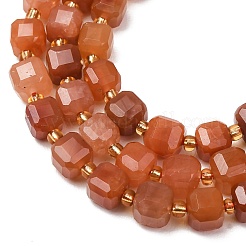 Natural Red Rabbit Hair Rutilated Quartz Beads Strands&nbsp;GG-CBAC972-A11-01