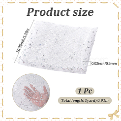 Polyester Sequin Fabrics&nbsp;DIY-WH20048-027B