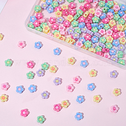 200Pcs Electroplated Opaque Resin Beads&nbsp;RESI-SP0001-59B