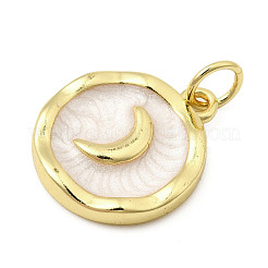 Brass Enamel Pendants&nbsp;KK-K302-11G
