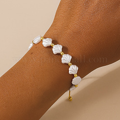 Adjustable Imitation Shell Slider Bracelets&nbsp;IC4900