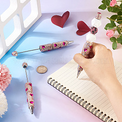 2Pcs Polymer Clay Rhinestones Ball-Point Pen&nbsp;OFST-TA0001-03B