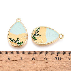 Rack Plating Alloy Enamel Pendants&nbsp;ENAM-N066-01KCG