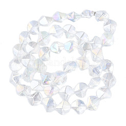 Electroplate Glass Beads Strands&nbsp;EGLA-N008-019-D01