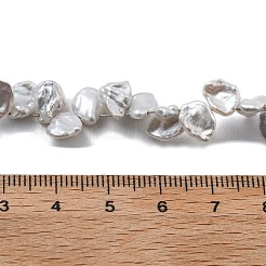 Natural Baroque Keshi Pearl Beads Strands&nbsp;PEAR-P064-06D-04A