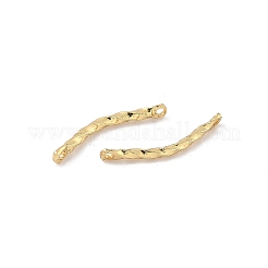 Brass Twisted Stick Connector Charms&nbsp;KK-Q039-16G