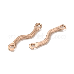 Ion Plating(IP) 304 Stainless Steel Links Connector Charms&nbsp;STAS-Q323-12RG