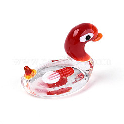 Handmade Lampwork Duck Display Decorations&nbsp;LS-LAMP-T025-14E