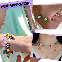 12Pcs 6 Colors Handmade Lampwork Beads&nbsp;LAMP-CJ0001-98