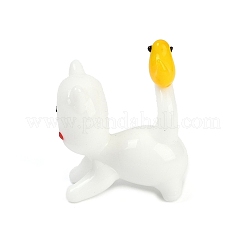 Animal Series Handmade Lampwork Miniature Ornaments&nbsp;LAMP-Q005-10C