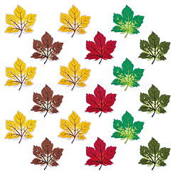18Pcs 6 Colors Maple Leaf Embroidered Cloth Patch&nbsp;PATC-PH0001-33