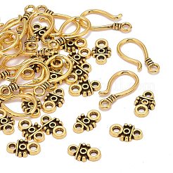 Tibetan Style Hook and Eye Clasps&nbsp;LS-GLF1278Y