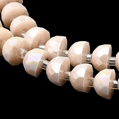 AB Color Plate Glass Beads Strands&nbsp;EGLA-P051-02A-B