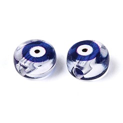 Printed Transparent Acrylic Beads&nbsp;TACR-T030-22B