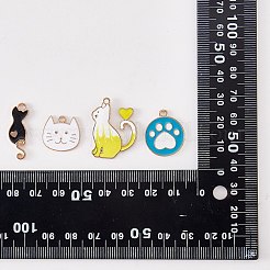 32Pcs 16 Style Alloy Enamel Pendants&nbsp;ENAM-SZ0003-11