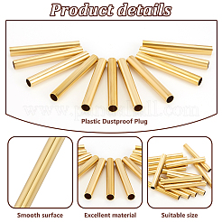 32Pcs Brass Tube Beads&nbsp;KK-GA0001-64
