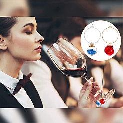 DIY Wine Glass Charms Making Kit&nbsp;DIY-SC0019-94