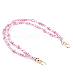 Round ABS Plastic Imitation Pearl Bead Bag Extender Chains&nbsp;HJEW-TAC0085