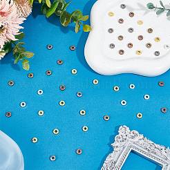 300Pcs 6 Colors Tibetan Style Alloy Spacer Beads&nbsp;TIBEB-GO0001-02