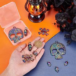 10Pcs 5 Style Plated Alloy Big Pendants&nbsp;FIND-PH0001-63
