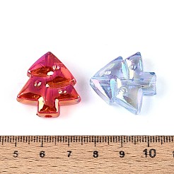 UV Plating Transparent Acrylic Beads&nbsp;TACR-T030-05M