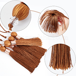 8Pcs Polyester Tassel Pendant Decorations&nbsp;HJEW-GF0001-23C