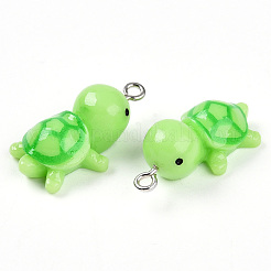 Resin with Iron Pendants&nbsp;RESI-T057-20