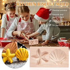 Wooden Cookie Molds&nbsp;DIY-WH0304-967