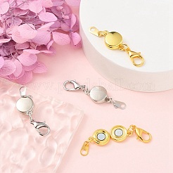 4 Sets 2 Colors Alloy Magnetic Clasps&nbsp;FIND-YWC0003-02