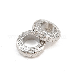 Brass European Beads&nbsp;KK-CBA78C7-36D-P