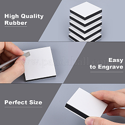 Square Rubber Scrapbooking Stamp&nbsp;DIY-WH20009-08D