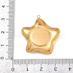 Printed 304 Stainless Steel Pendants&nbsp;STAS-C146-09G-03