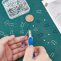 100Pcs 10 Styles PC Plastic Earring Hooks&nbsp;FIND-AR0005-55