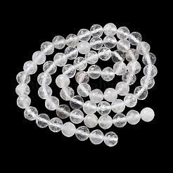Natural Quartz Crystal Beads Strands&nbsp;G-Z164-B02-6mm