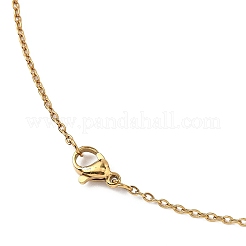 Electroplated Natural Keshi Pearl Pendant Necklaces&nbsp;NJEW-JN05604-01