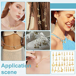 66Pcs 33 Style Alloy Pendant Decorations&nbsp;HJEW-PH02487
