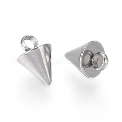 Tarnish Resistant 304 Stainless Steel Pendants&nbsp;X-STAS-G214-47P-03