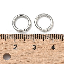 Tarnish Resistant 304 Stainless Steel Open Jump Rings&nbsp;X-STAS-E066-11-8mm