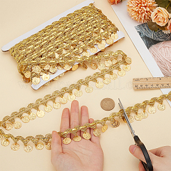 Polyester Braided Metallic Lace Trim&nbsp;AJEW-WH0479-36G-1
