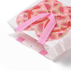 Summer Beach Theme Printed Flip Flops Non-Woven Reusable Folding Gift Bags with Handle&nbsp;ABAG-F009-E05