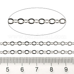 Rack Plating Brass Cable Chains&nbsp;CHC-M001-03P