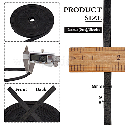 Flat Imitation Leather Cords&nbsp;LC-WH0008-06A
