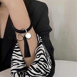 1Pc PU String Keychains&nbsp;KEYC-CL0001-08B