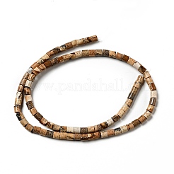 Natural Picture Jasper Beads Strands&nbsp;G-I326-09