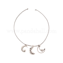 100Pcs 10 Styles Tibetan Style Alloy Ring Pendants&nbsp;TIBEP-CJ0001-47