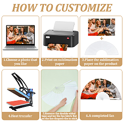 Cloth Hand Held Fan&nbsp;DIY-WH0579-95C