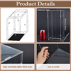 Transparent Acrylic Display Boxes&nbsp;ODIS-WH0329-95B