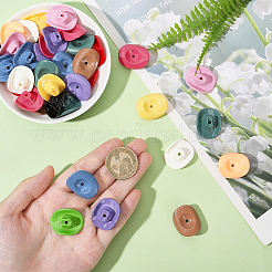 48Pcs 12 Colors Opaque Acrylic Beads&nbsp;SACR-SC0001-51