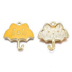 Rack Plating Alloy Enamel Pendants&nbsp;ENAM-T011-191A